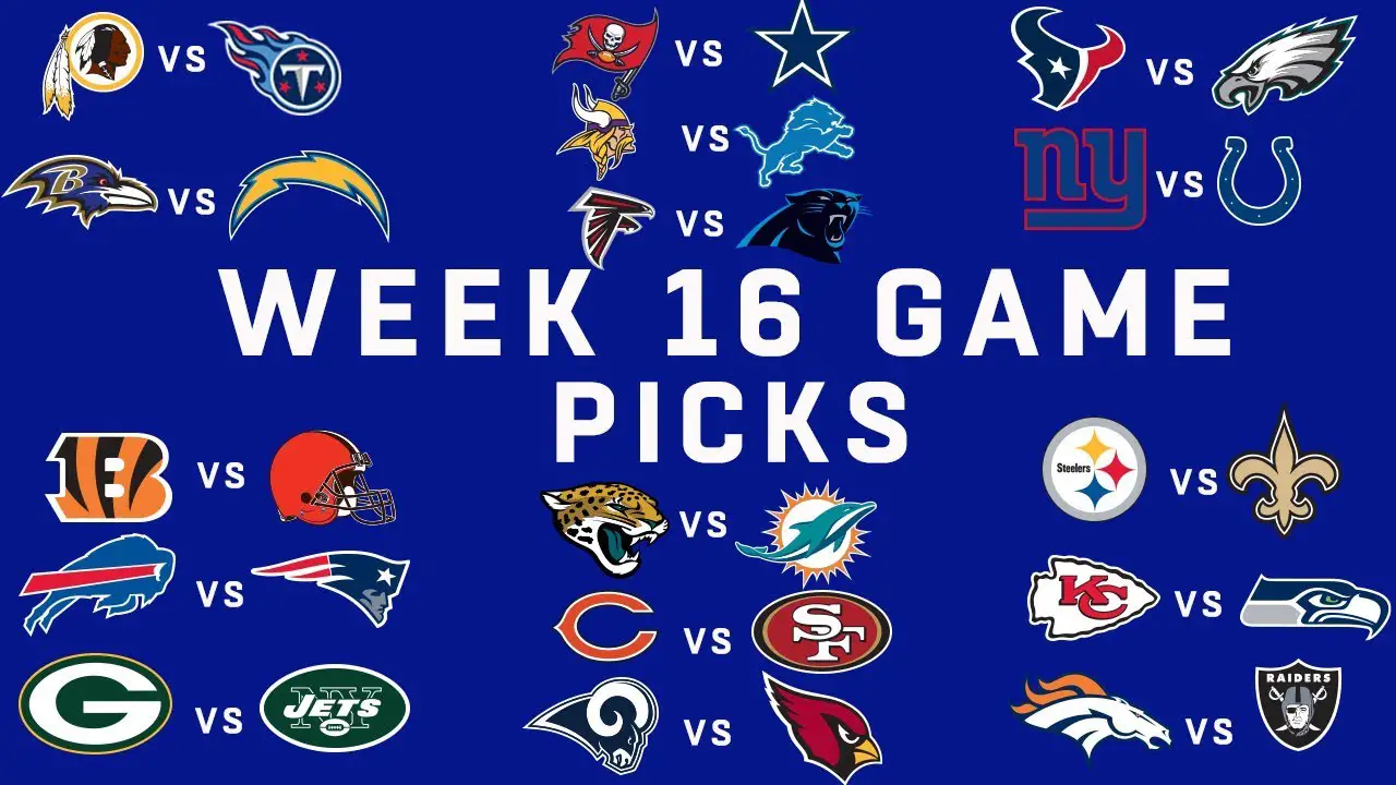 NFL Week 16 preview Schedule, injuries, news, and games to watch