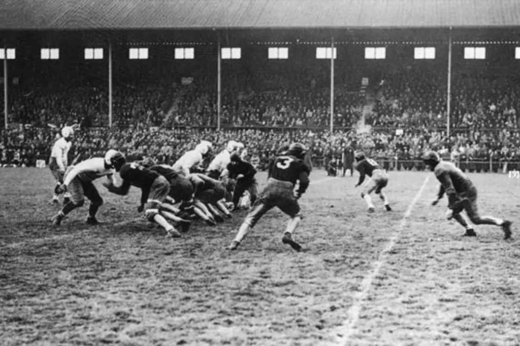American Football played in Northern Ireland during WWII