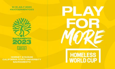 The 2023 Sacramento Homeless World Cup unveils new logo