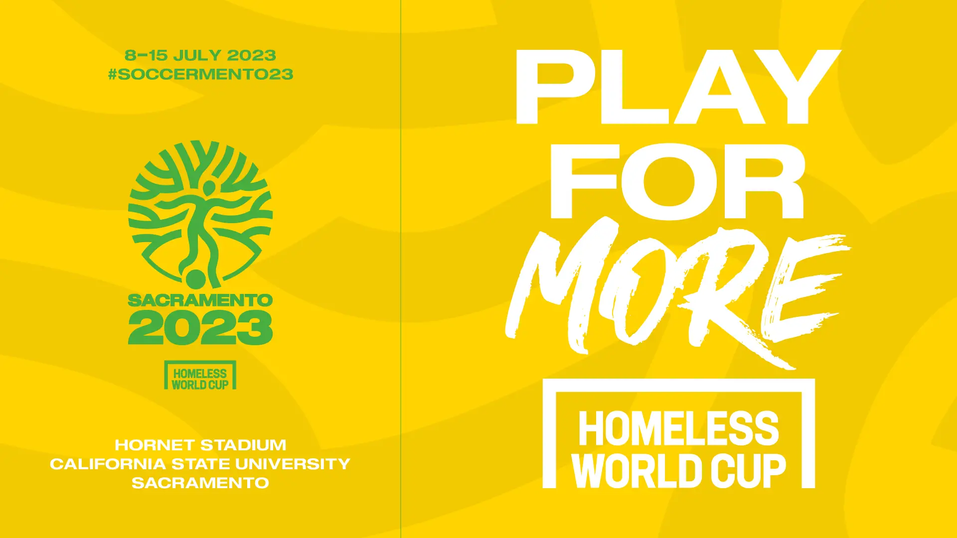 The 2023 Sacramento Homeless World Cup unveils new logo That's All Sport