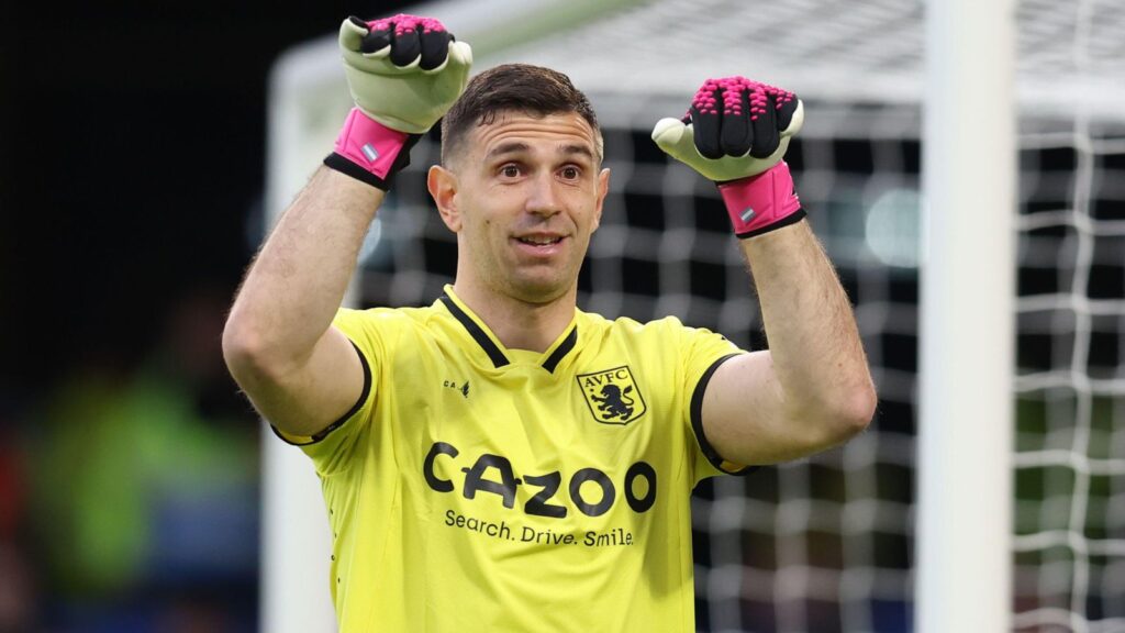 Emiliano Martinez of Aston Villa