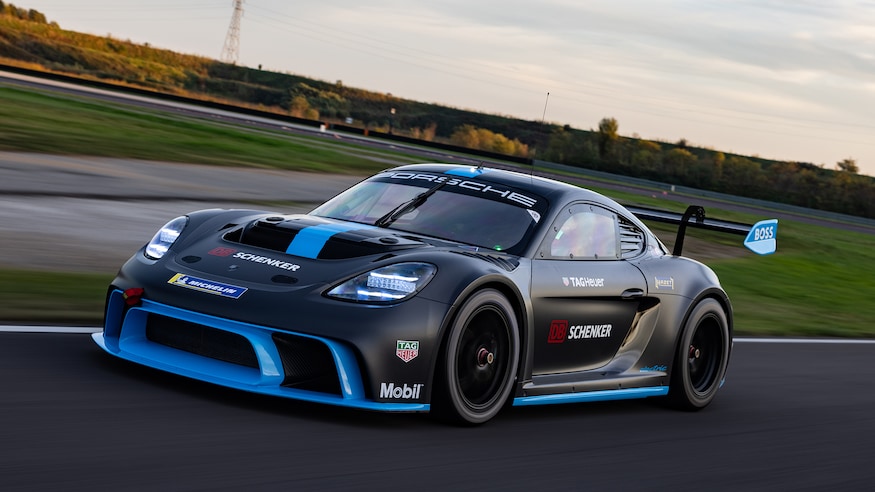 Porsche's GT4 E-Performance Electric Race Car could change motorsports as we know it