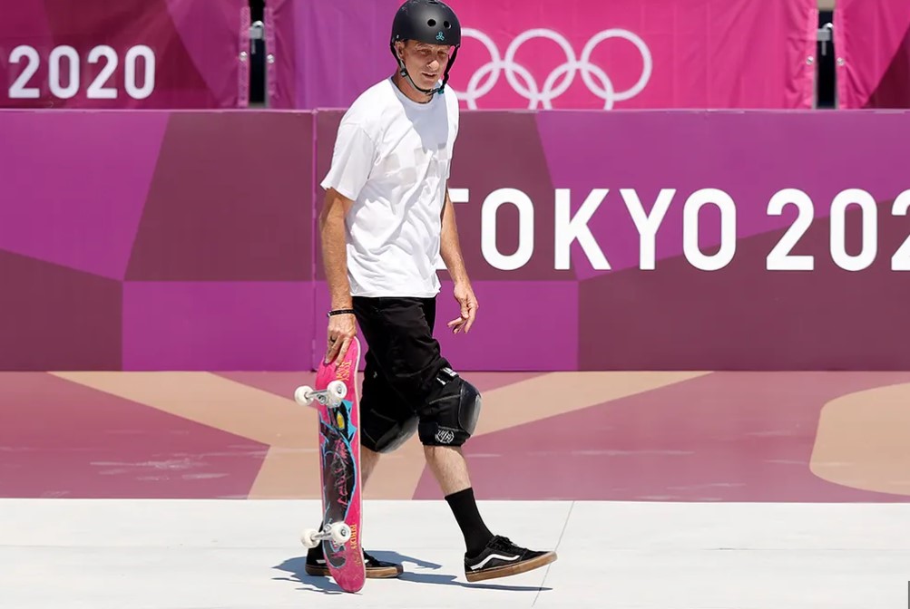 Tony Hawk Skateboarding at Tokyo 2020 olympics