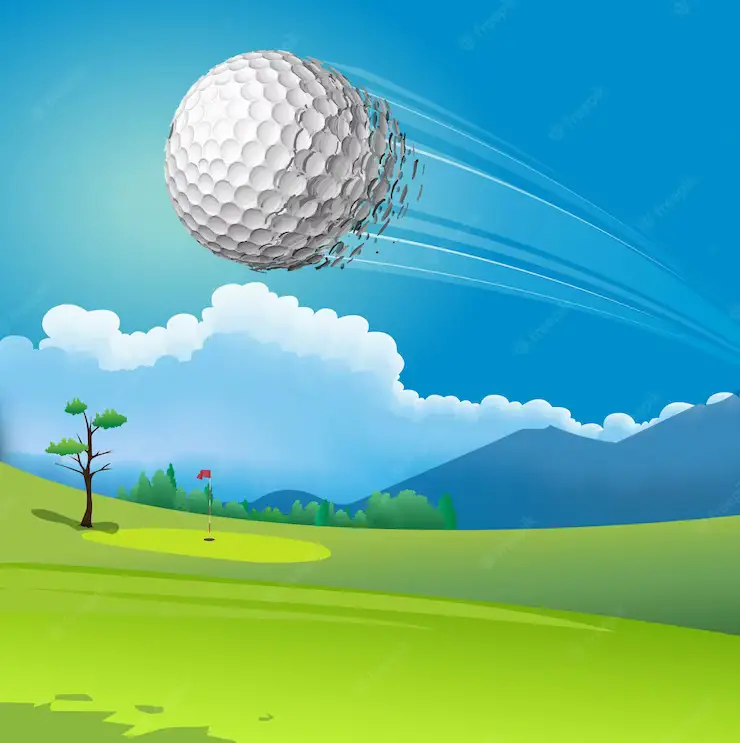 Image displaying the effect of Air Density on a golf ball