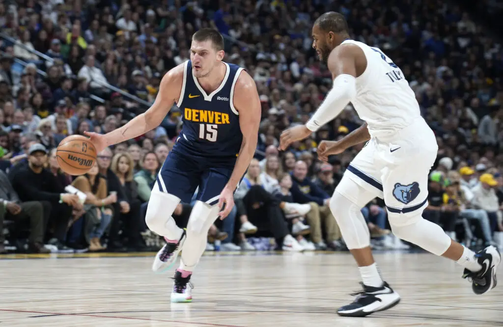 NBA Playoffs and Finals Western Conference favourites Denver Nuggets' Nikola Jokic