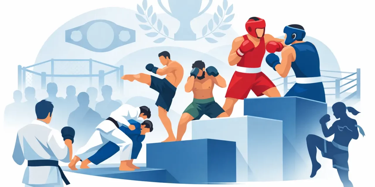 Combat Sports by Popularity Ranked